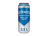 Nealkoholinis UTENOS alus, 500 ml