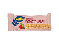 Traškus užkandis su įdaru WASA, pomidorų ir bazilikų sk., 40 g