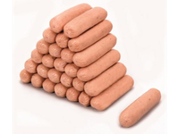 Šaldytos, mini, virtos, rūkytos, luptos, kalakutienos dešrelės INDYKPOL white, IIr., 800 g