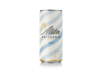 Pusiau putojantis baltasis sausas vynas ALITA FRIZZANTE, 200 ml