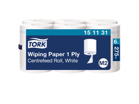 Popieriniai rankšluosčiai TORK M2 Advanced, 1 sl., baltos sp., 275 m, 151131
