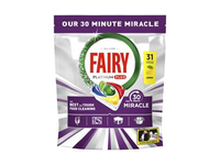 Automatinių indaplovių kapsulės FAIRY Platinum+ Lemon Miracle, 31vnt

