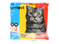 Kačių ėdalas su žuv. mėsa PURRRFECT, 6x100g