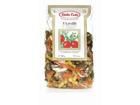 Makaronai DALLA COSTA, fusilli su pomidorais ir raudonėliu, spalvoti, 500 g