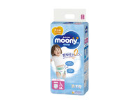 MOONY sauskelnės-kelnaitės mergaitėms Airfit L 9-14kg 44 vnt.