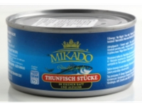 Tunų gabalai savo sultyse MIKADO, 185 / 130 g