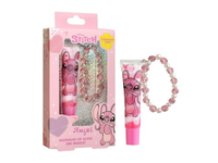 DISNEY STITCH ANGEL MULTICOLOR lūpų blizgis + apyrankė, 13 ml