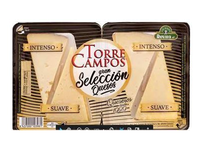 Avių ir karvių pieno sūris TORRE CAMPOS, pjaustytas, 39% rieb., 170g