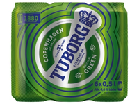 Alus TUBORG, 4.6%, 0,5 l x 6, skardinė