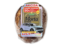 Šviesi duona MORTA su raugu ir saulėgrąžomis, 500 g