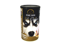 Konservuotas šunų ėdalas FINE DOG su vištiena, 1200 g