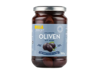 Juodosios alyvuogės BILLA KALAMATA, 355 g