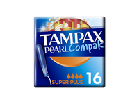 Tamponai TAMPAX Compak Pearl, Super Plus, 16 vnt.