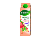 Pasukų jogurtas GAMTOS su persikais, 1,2% r., be laktozės, 900 g
