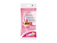 Moteriški vienkartiniai skustuvai, BIC Pure Lady 3 4vnt.