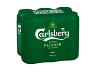 Šviesusis alus CARLSBERG, 6 vnt., 3 l