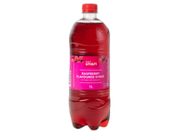 Aviečių skonio sirupas RIMI SMART, 1 l