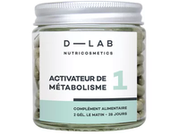 D-LAB maisto papildas metabolizmui NUTRICOSMETICS ACTIVATEUR DE METABOLISME, 56 kaps.