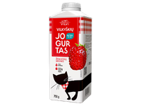 Žemuogių skonio jogurtas
