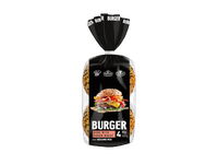 Mėsainių bandelės su kietagrūdžiais kviečiais ir sezamais, 320 g