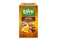 Raudonoji arbata LOYD su apelsinais ir cinamonu, 40 g