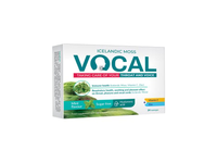 VOCAL su hialuronu, mėtų skonio, 24 Pastilės