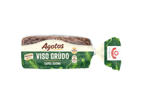 Viso grūdo tamsi duona su raugu AGOTOS, 600 g