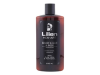 LILIEN MEN-ART BLACK barzdos, plaukų ir kūno šampūnas, 250 ml