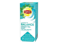 Žalioji arbata LIPTON, su šaltmėtėmis, 25 vnt. po 1,6 g