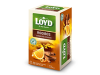 Raudonoji arbata apelsinų cinamono skonio LOYD LDS, 20 vnt.