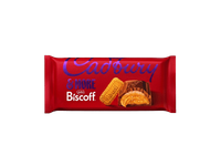 Pieninis šokoladas CADBURY su sausainiais BISCOFF, 195 g