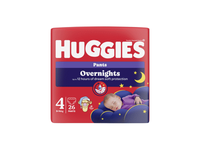 Sauskelnės HUGGIES OVERNIGHTS S4, 26 vnt., 26 vnt.