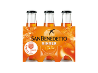 Gazuotas gėrimas SAN BENEDETTO GINGER, 0,098L x 6 butelis