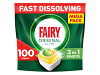 Indų pl. kapsulės FAIRY AIN1 LEMON, 100 vnt