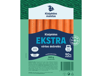 Virtos KLAIPĖDOS EKSTRA dešrelės, a. r., 300 g