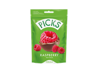 Liofilizuotos avietės PICKS su pieniniu kakavos glaistu, 90 g