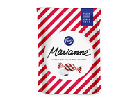 Pipirmėčių saldainiai FAZER MARIANNE su šokolado įdaru, 120 g