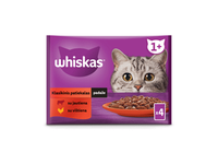 Konservuotas kačių ėdalas WHISKAS CLASSIC SELECTION, 4x85 g, 340 g
