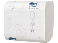 114277 Tualetinis popierius TORK T3 Advanced, baltas, 2 sluoksniai, 252 lapeliai, 1 vnt.