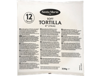 Tortilijos 6" SANTA MARIA, 15 cm, 12 vnt., 330 g