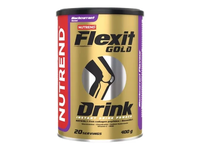 FLEXIT Gold Drink milteliai, juodųjų serbentų skonio, 400g