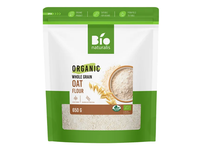 Ekologiški visų grūdo dalių avižų miltai BIONATURALIS, 650 g 