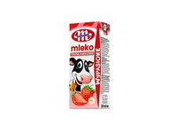 Pieno gėrimas MLEKOVITA, WYPASIONE, braškių sk.,1,5%r.,200ml