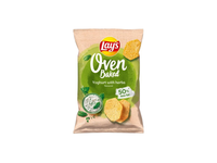 Kepti bulvių traškuč. LAY'S OVEN BAKED, jogurto, žolelių sk., 110 g