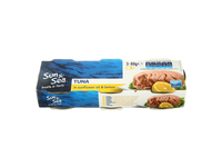 Tunų gabaliukai savo sultyse SUN&SEA, 3 x 80g