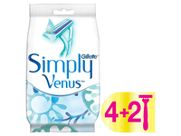 Vienkartiniai skustuvai VENUS Simply 2, 6vnt.