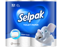 Tualetinis popierius SELPAK, 140 lapų, 3 sluoksniai, 32 vnt.