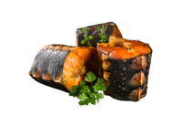 Karštai rūkytų sibirinių eršketų kepsneliai, 1 kg