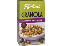 Granola PAULUNS, su lazdyno riešutais, ir datulemis, 450 g