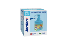 JORDAN Kids, dantų pastos su dozatoriumi papildymas, 0-5 metai, 150 ml